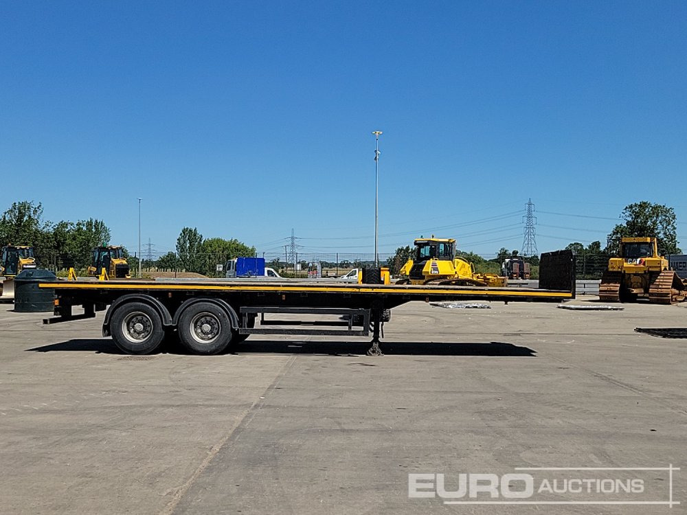 Dropside/ Flatbed semi-trailer 1999 Don-Bur Twin Axle Flatbed Trailer: picture 6