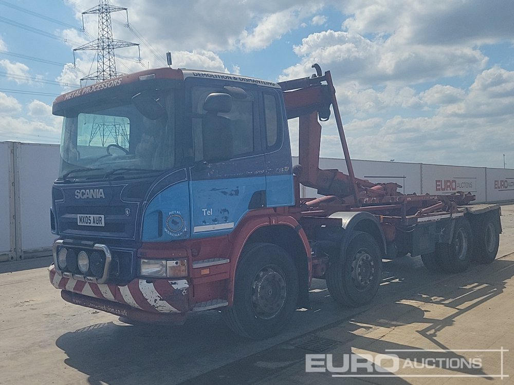 2005 Scania P380 - Hook lift truck: picture 1 2005 Scania P380 - Hook lift truck: picture 1