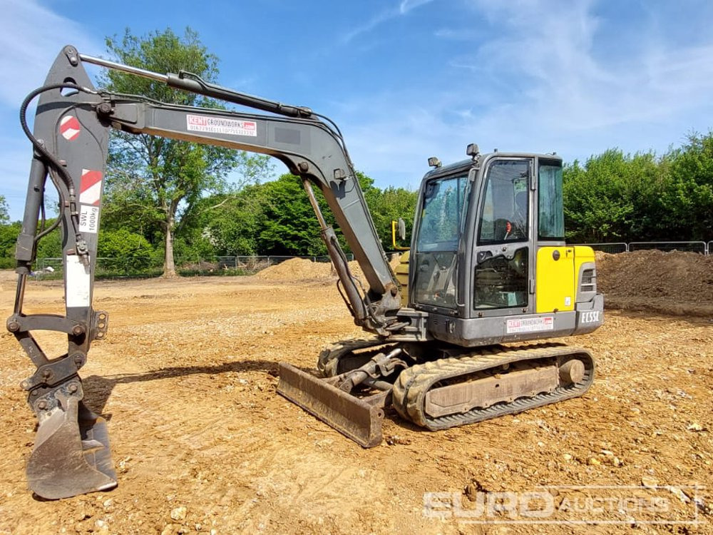 2010 Volvo EC55C - Mini excavator: picture 3 2010 Volvo EC55C - Mini excavator: picture 3