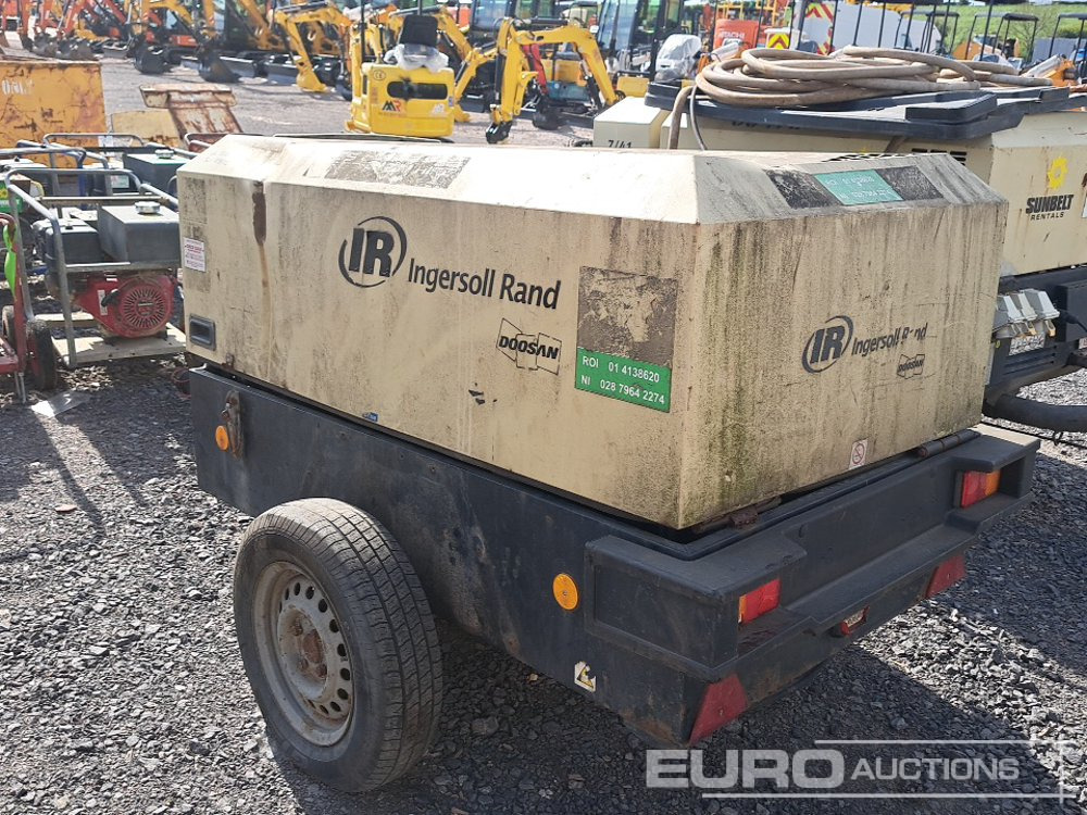 2011 Doosan 7/26E Single Axle Diesel Compressor/Generator, Yanmar Engine - Air compressor: picture 3 2011 Doosan 7/26E Single Axle Diesel Compressor/Generator, Yanmar Engine - Air compressor: picture 3