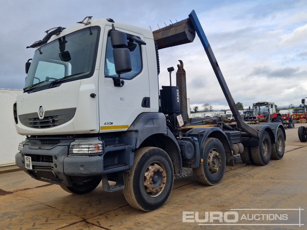 2012 Renault Kerax 430DXI - Hook lift truck: picture 1 2012 Renault Kerax 430DXI - Hook lift truck: picture 1