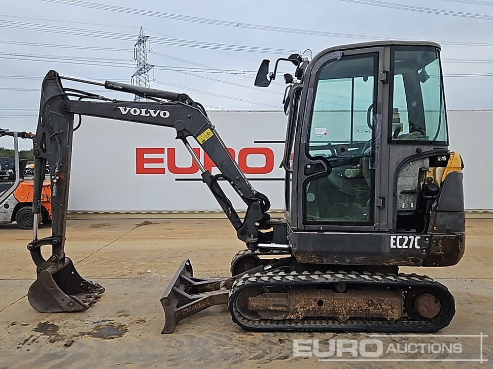 2012 Volvo EC27C - Mini excavator: picture 2 2012 Volvo EC27C - Mini excavator: picture 2