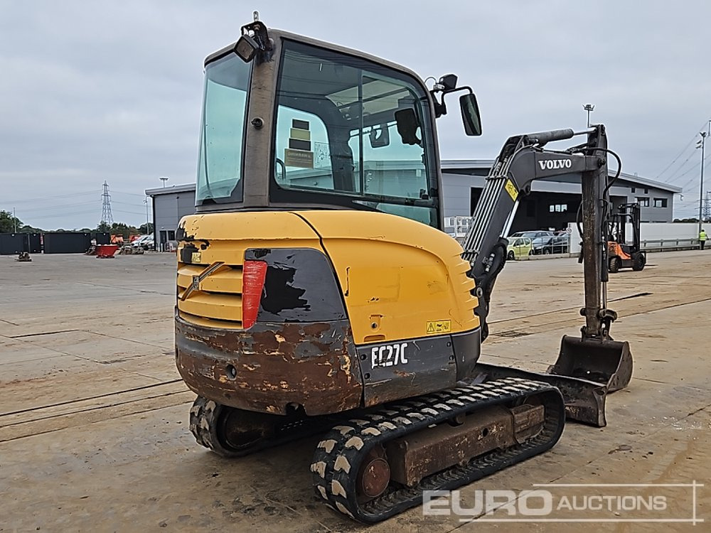 2012 Volvo EC27C - Mini excavator: picture 5 2012 Volvo EC27C - Mini excavator: picture 5