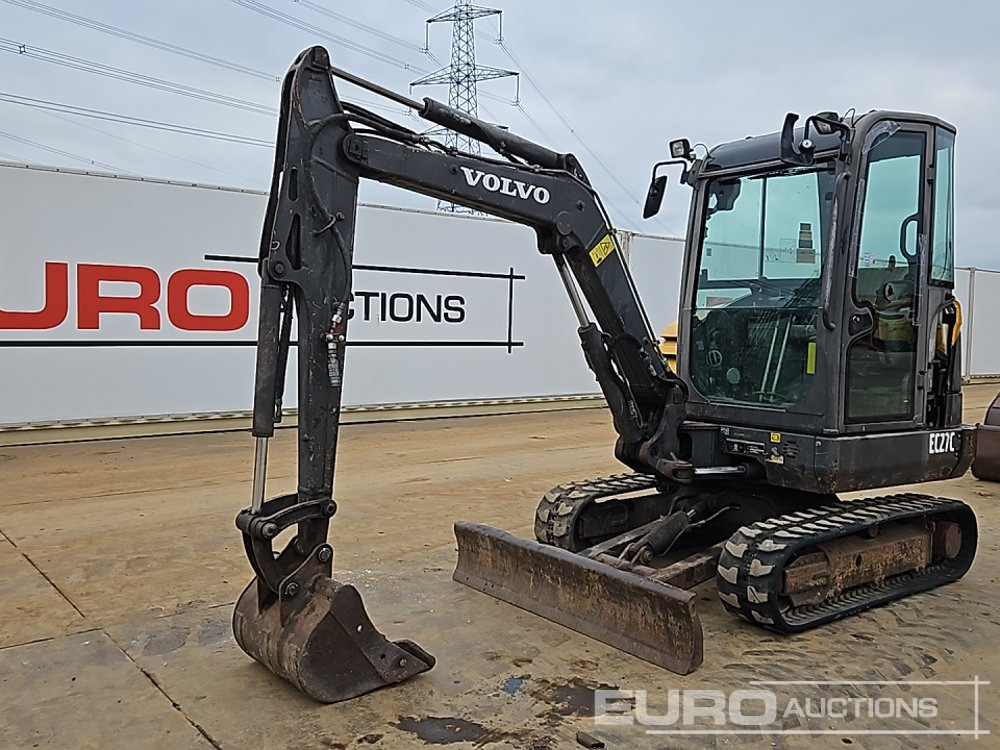 2012 Volvo EC27C - Mini excavator: picture 1 2012 Volvo EC27C - Mini excavator: picture 1