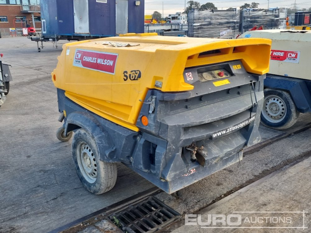2014 Atlas Copco XAS67 - Air compressor: picture 3 2014 Atlas Copco XAS67 - Air compressor: picture 3