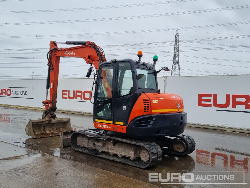 2016 Kubota KX080-4 - Mini excavator: picture 3 2016 Kubota KX080-4 - Mini excavator: picture 3