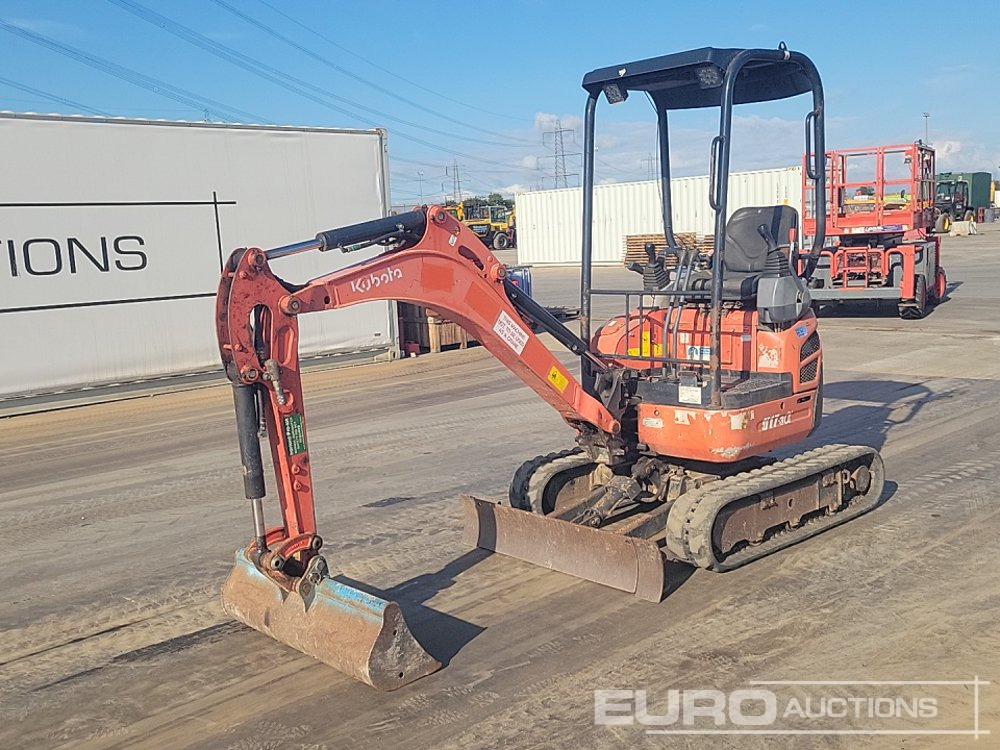 2016 Kubota U17-3A - Mini excavator: picture 1 2016 Kubota U17-3A - Mini excavator: picture 1