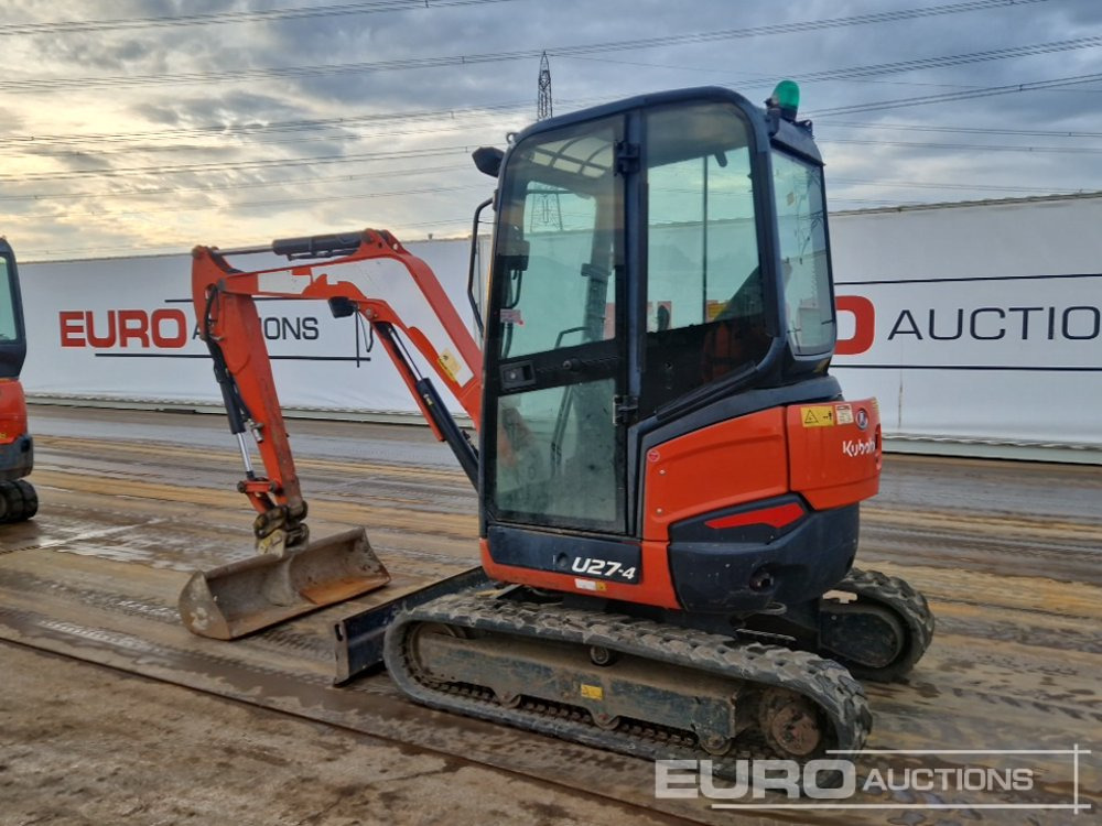 2016 Kubota U27-4 - Mini excavator: picture 3 2016 Kubota U27-4 - Mini excavator: picture 3