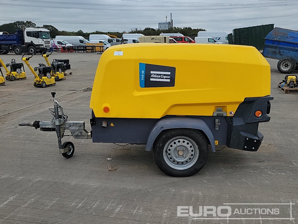 2017 Atlas Copco XAS68 - Air compressor: picture 2 2017 Atlas Copco XAS68 - Air compressor: picture 2