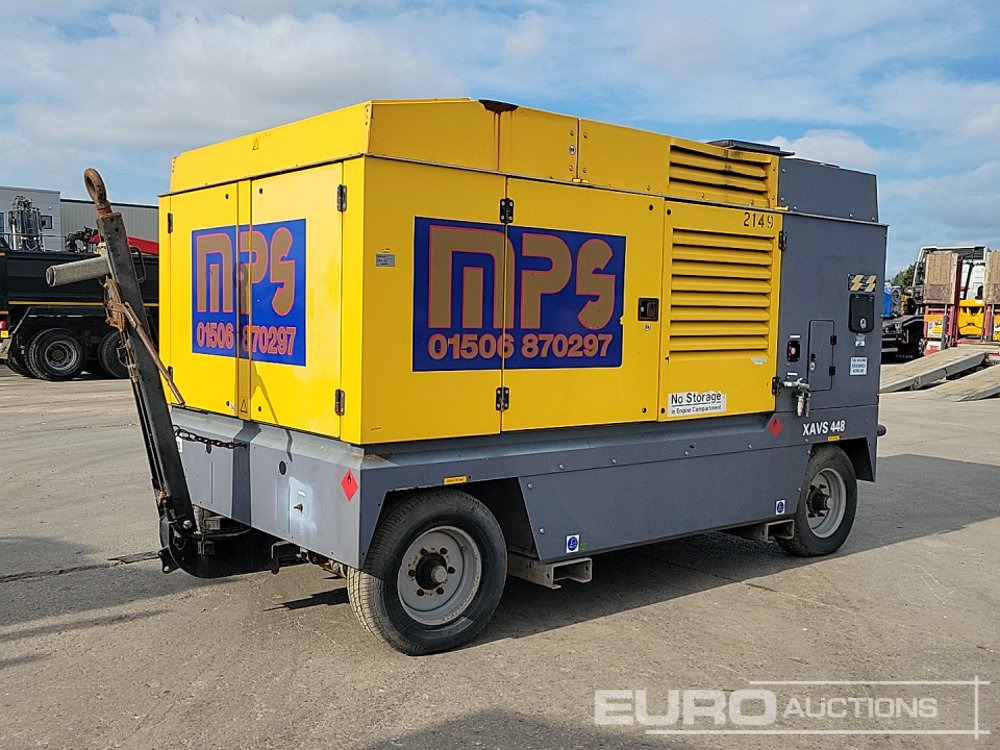 2017 Atlas Copco XAVS 448 - Air compressor: picture 1 2017 Atlas Copco XAVS 448 - Air compressor: picture 1