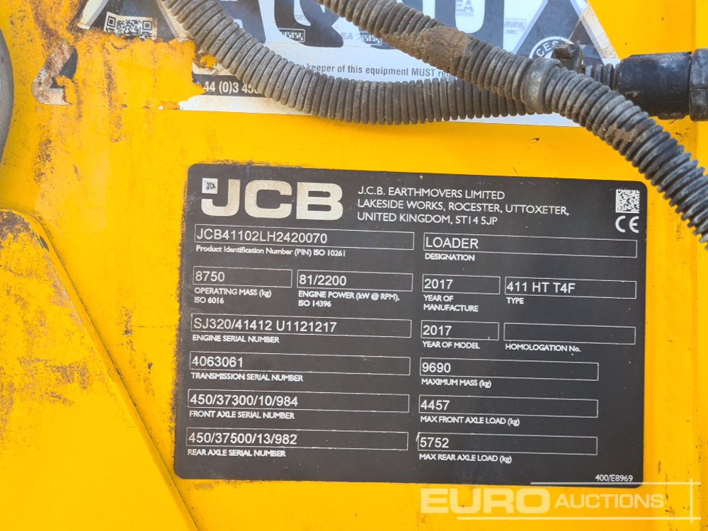 Wheel loader 2017 JCB 411: picture 47