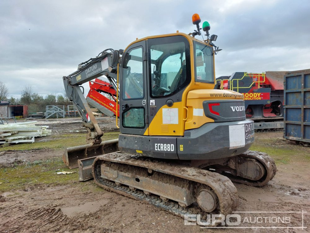 2017 Volvo ECR88D - Mini excavator: picture 3 2017 Volvo ECR88D - Mini excavator: picture 3