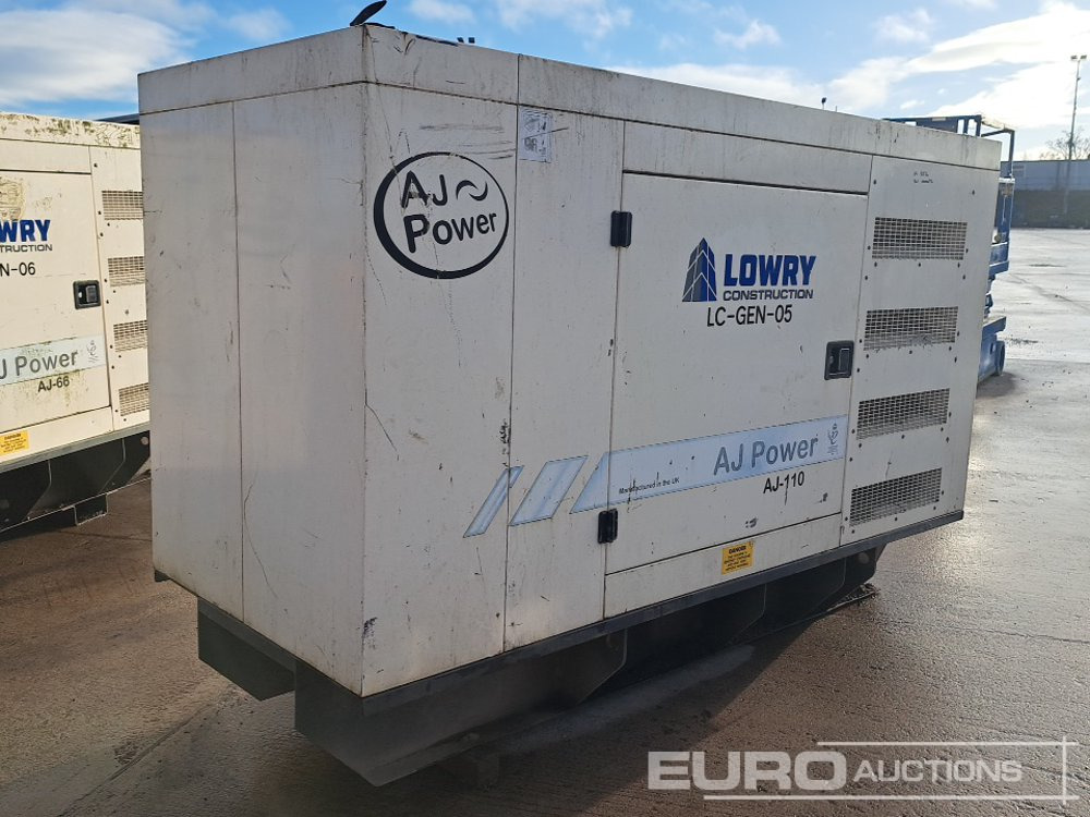 2018 AJ Power 110Kva Diesel Generator, Perkins Engine - Generator set: picture 1 2018 AJ Power 110Kva Diesel Generator, Perkins Engine - Generator set: picture 1