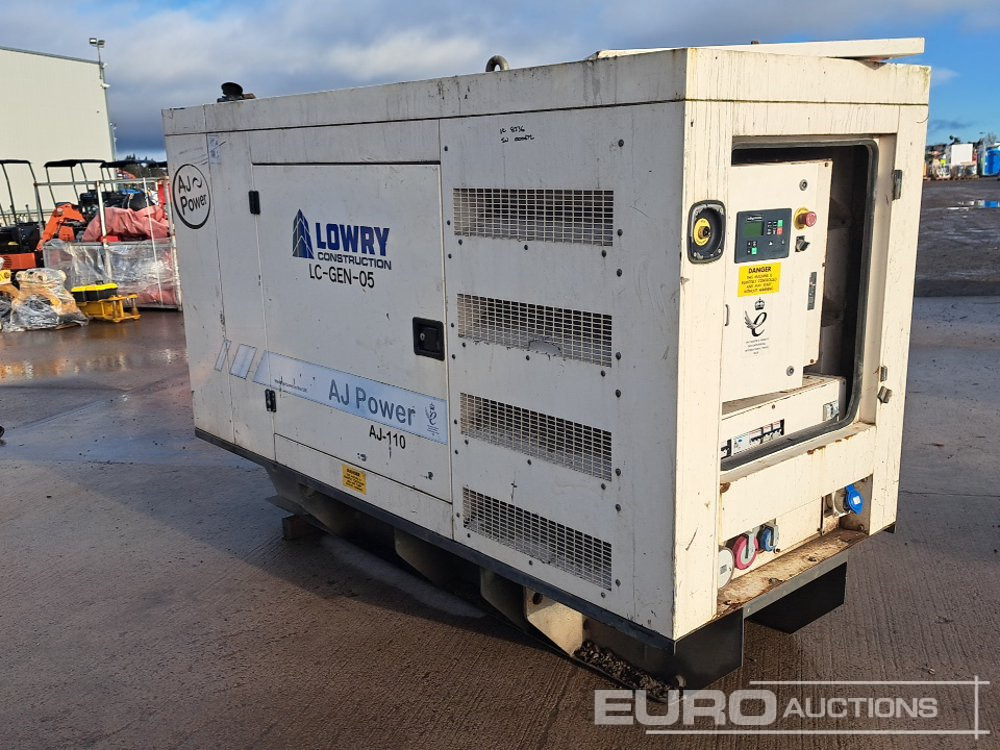 2018 AJ Power 110Kva Diesel Generator, Perkins Engine - Generator set: picture 2 2018 AJ Power 110Kva Diesel Generator, Perkins Engine - Generator set: picture 2