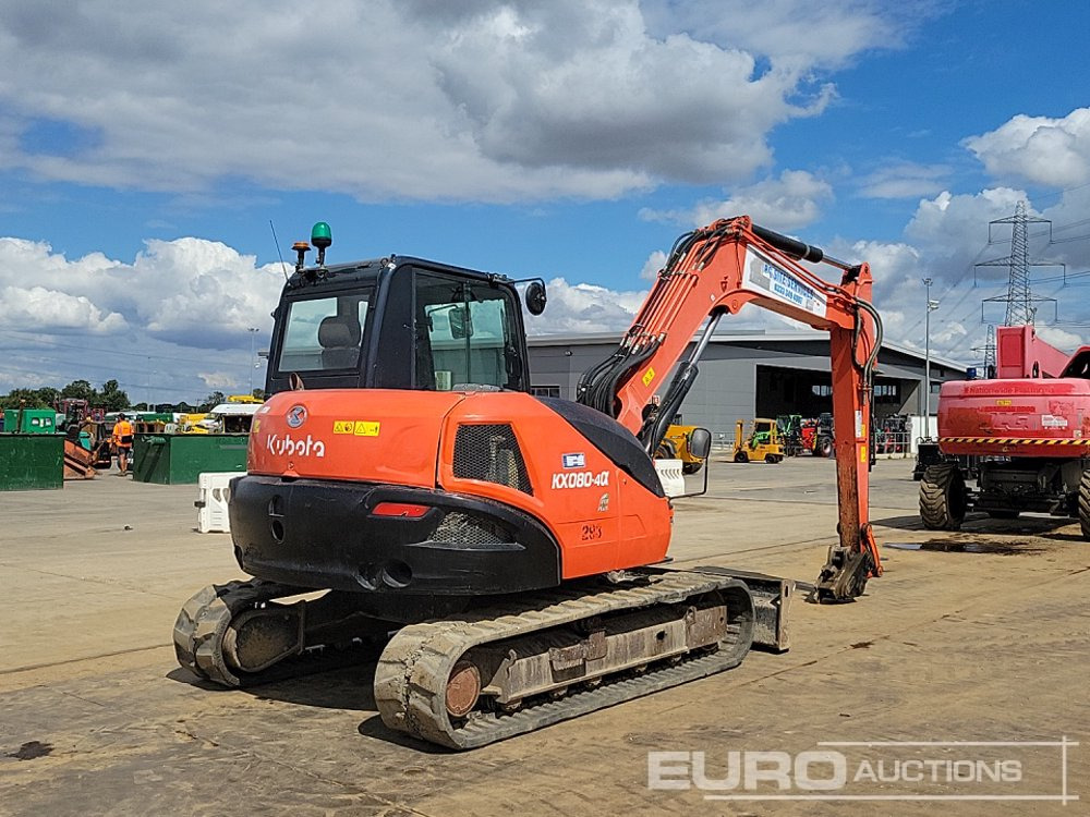 2018 Kubota KX080-4A - Mini excavator: picture 5 2018 Kubota KX080-4A - Mini excavator: picture 5