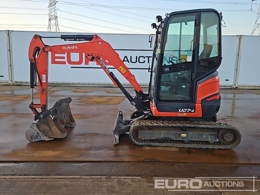2018 Kubota U27-4 - Mini excavator: picture 2 2018 Kubota U27-4 - Mini excavator: picture 2