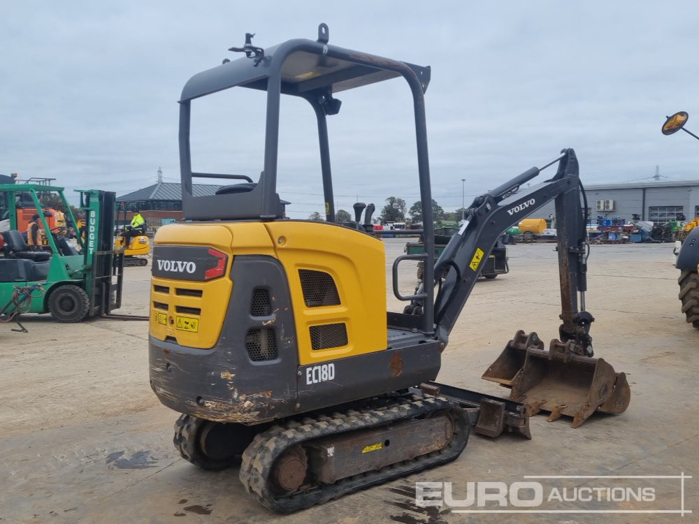 2018 Volvo EC18D - Mini excavator: picture 5 2018 Volvo EC18D - Mini excavator: picture 5