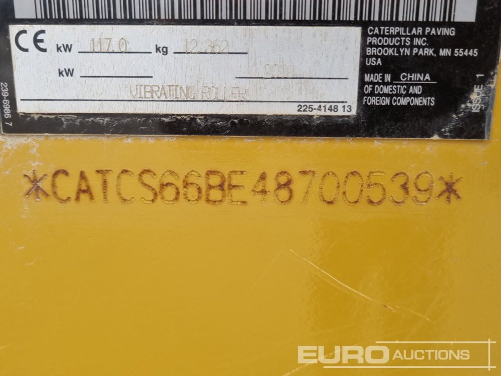 Roller 2019 CAT CS66B: picture 33