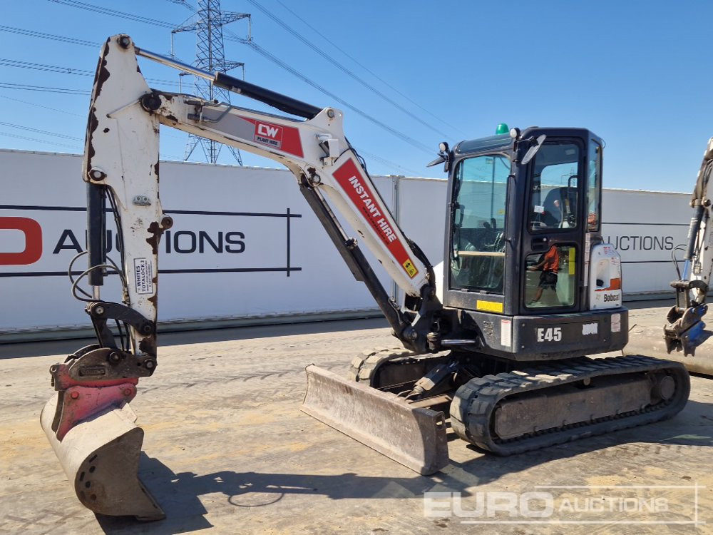 2020 Bobcat E45 - Mini excavator: picture 1 2020 Bobcat E45 - Mini excavator: picture 1