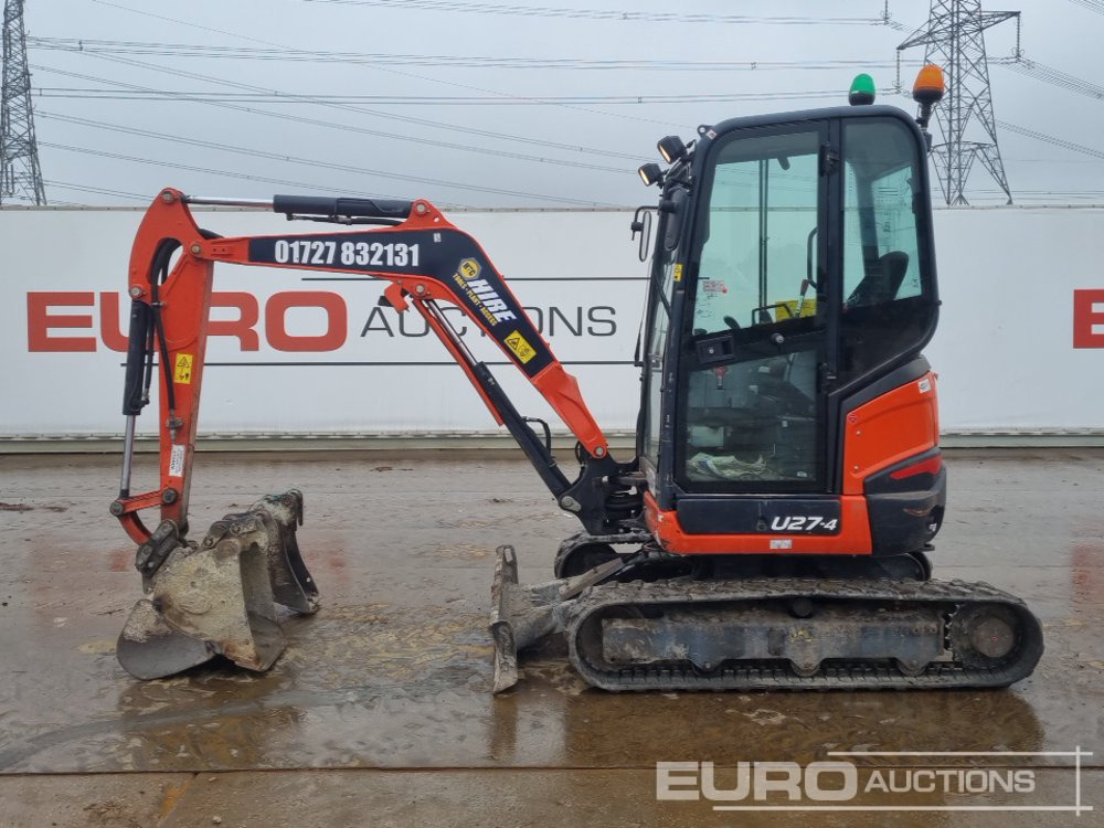 2020 Kubota U27-4 - Mini excavator: picture 2 2020 Kubota U27-4 - Mini excavator: picture 2