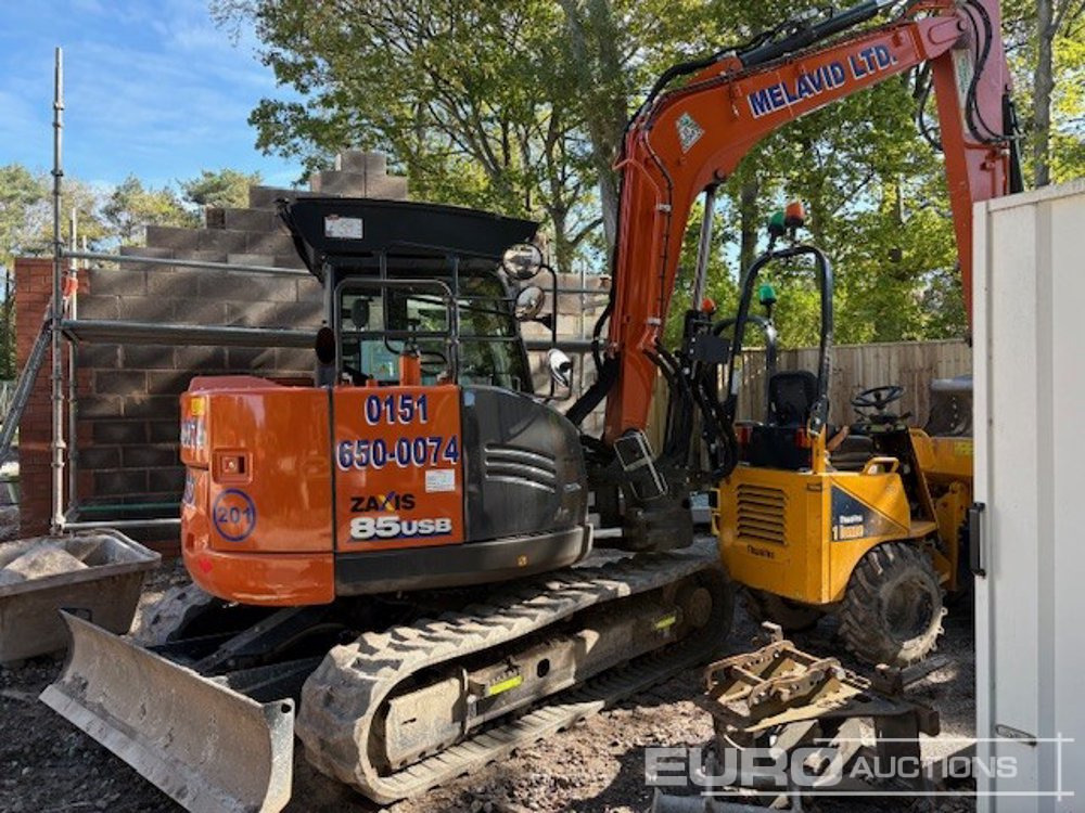 2022 Hitachi ZX85USB-6 - Mini excavator: picture 2 2022 Hitachi ZX85USB-6 - Mini excavator: picture 2