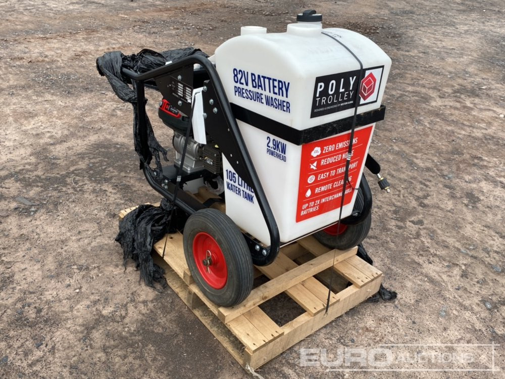 2024 Western Global 105 Litre Poly Trolley, 2.9KW Cramer Battery Engine, 100 Bar (1500psi) Pressure Washer - Pressure washer: picture 2 2024 Western Global 105 Litre Poly Trolley, 2.9KW Cramer Battery Engine, 100 Bar (1500psi) Pressure Washer - Pressure washer: picture 2