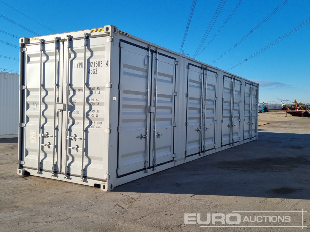 40' Container, 4 Side Doors, 1 End Door (Cannot Be Reconsigned) - Shipping container: picture 1 40' Container, 4 Side Doors, 1 End Door (Cannot Be Reconsigned) - Shipping container: picture 1