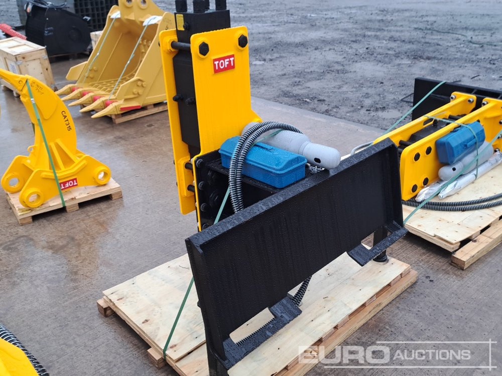 Unused 2025 TOFT TOFT750 Hydraulic Post Driver to suit Skidsteer Loader - Attachment for Excavator: picture 4 Unused 2025 TOFT TOFT750 Hydraulic Post Driver to suit Skidsteer Loader - Attachment for Excavator: picture 4