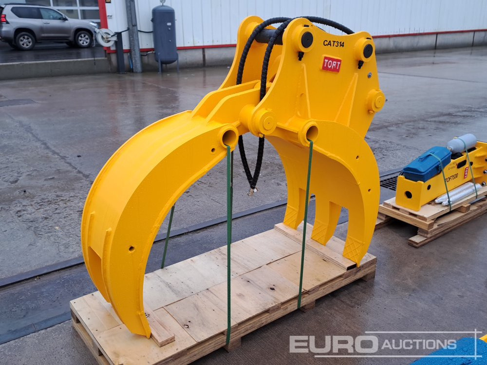 Unused 2025 Toft ASC65 Hydraylic 5 Tyne Grapple 65mm Pin to suit 13 Ton Excavator - Attachment for Excavator: picture 1 Unused 2025 Toft ASC65 Hydraylic 5 Tyne Grapple 65mm Pin to suit 13 Ton Excavator - Attachment for Excavator: picture 1