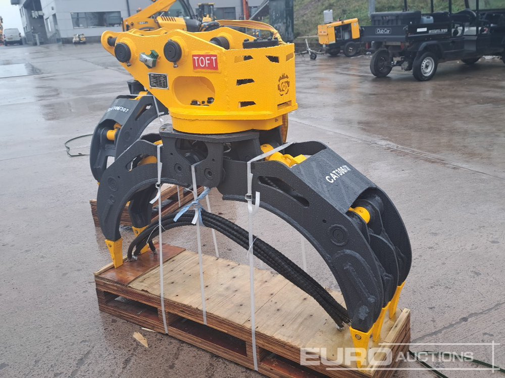 Unused 2025 Toft TOFT04G Hydraulic Rotating Grapple 45mm Pin to suit 4-6 Ton Excavator - Attachment for Excavator: picture 1 Unused 2025 Toft TOFT04G Hydraulic Rotating Grapple 45mm Pin to suit 4-6 Ton Excavator - Attachment for Excavator: picture 1