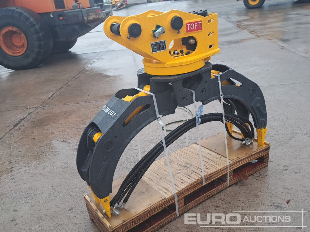 Unused 2025 Toft TOFT04G Hydraulic Rotating Grapple 45mm Pin to suit 4-6 Ton Excavator - Attachment for Excavator: picture 2 Unused 2025 Toft TOFT04G Hydraulic Rotating Grapple 45mm Pin to suit 4-6 Ton Excavator - Attachment for Excavator: picture 2