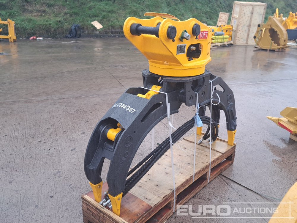 Unused 2025 Toft TOFT04G Hydraulic Rotating Grapple 45mm Pin to suit 4-6 Ton Excavator - Attachment for Excavator: picture 5 Unused 2025 Toft TOFT04G Hydraulic Rotating Grapple 45mm Pin to suit 4-6 Ton Excavator - Attachment for Excavator: picture 5