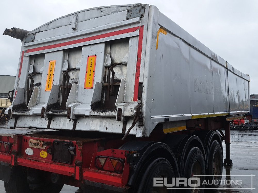 Dennison Tri Axle Bluk Tipping Trailer, Roll Over Cover - Tipper semi-trailer: picture 3 Dennison Tri Axle Bluk Tipping Trailer, Roll Over Cover - Tipper semi-trailer: picture 3