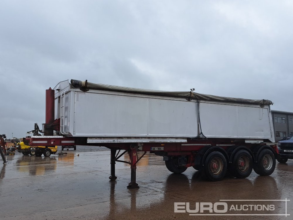 Dennison Tri Axle Bulk Tipping Trailer,Roll Over Cover - Tipper semi-trailer: picture 1 Dennison Tri Axle Bulk Tipping Trailer,Roll Over Cover - Tipper semi-trailer: picture 1
