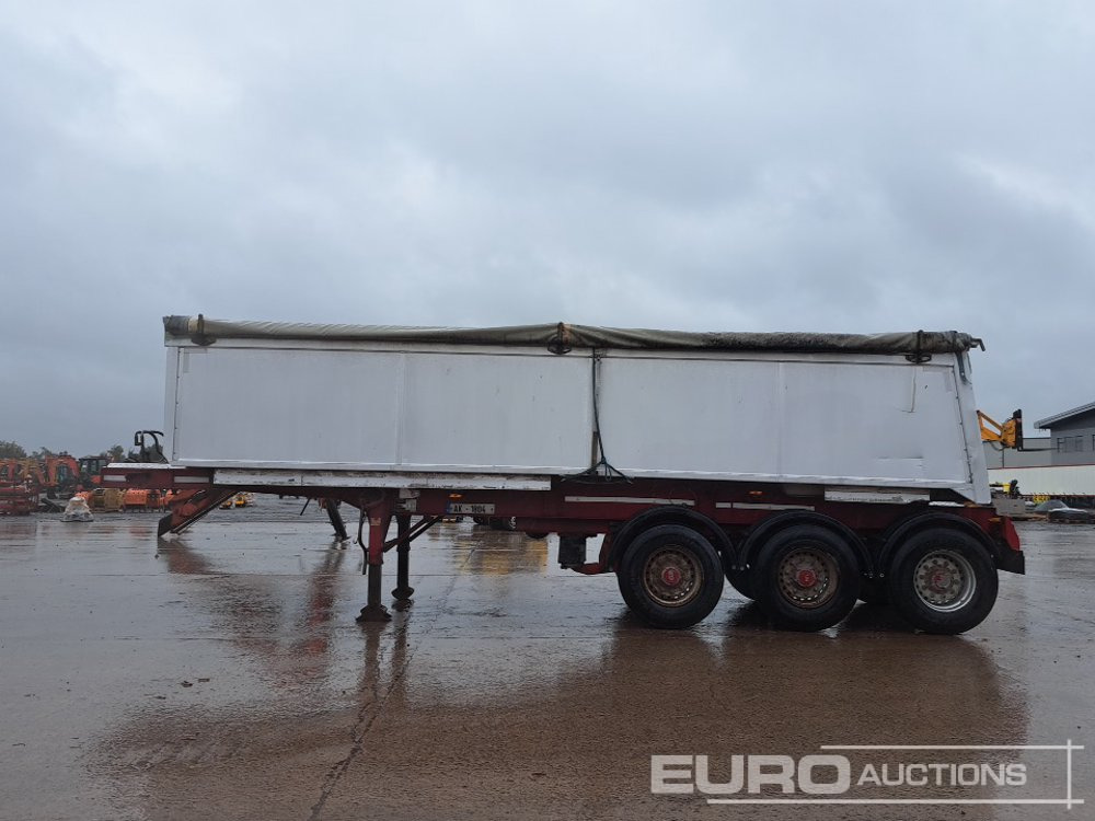 Dennison Tri Axle Bulk Tipping Trailer,Roll Over Cover - Tipper semi-trailer: picture 2 Dennison Tri Axle Bulk Tipping Trailer,Roll Over Cover - Tipper semi-trailer: picture 2