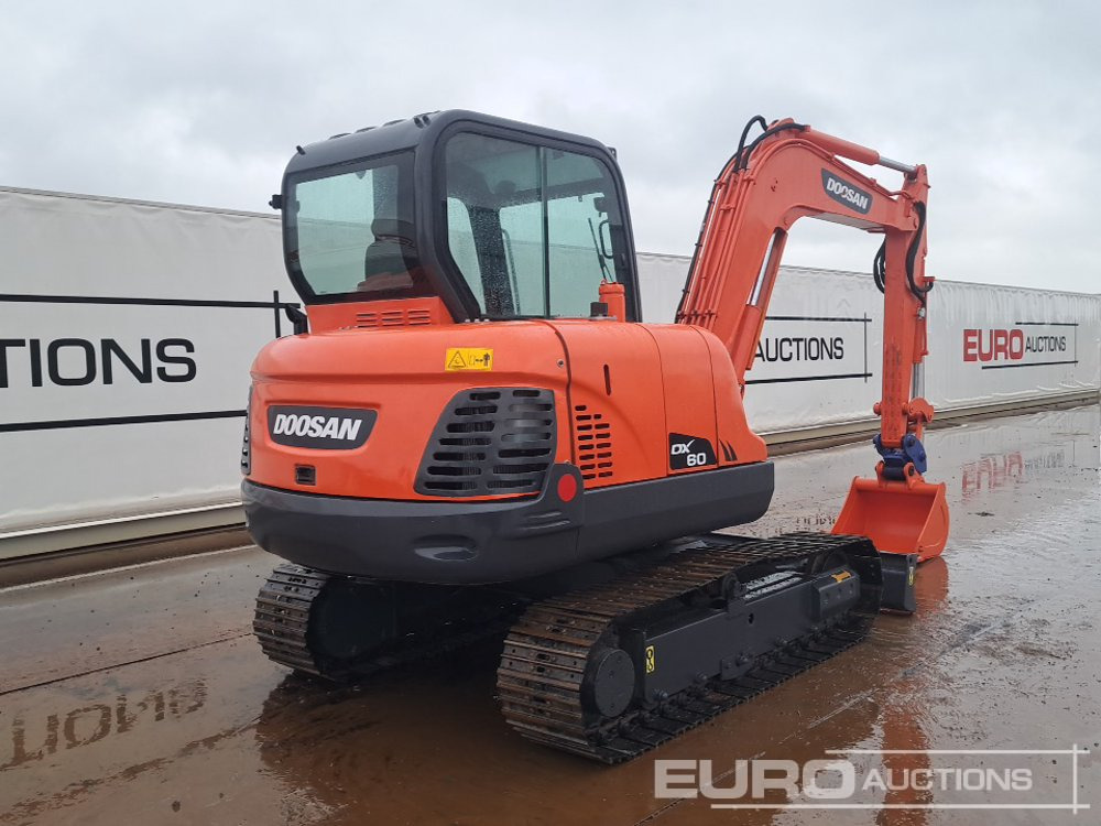 Doosan DX60 - Mini excavator: picture 5 Doosan DX60 - Mini excavator: picture 5