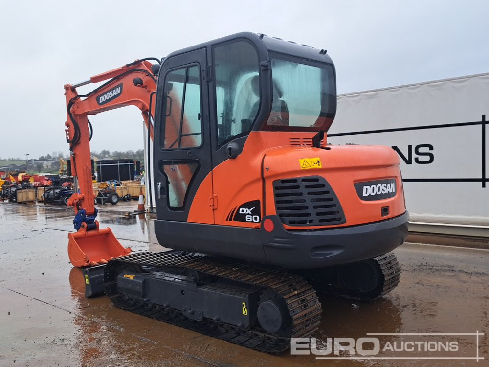 Doosan DX60 - Mini excavator: picture 3 Doosan DX60 - Mini excavator: picture 3
