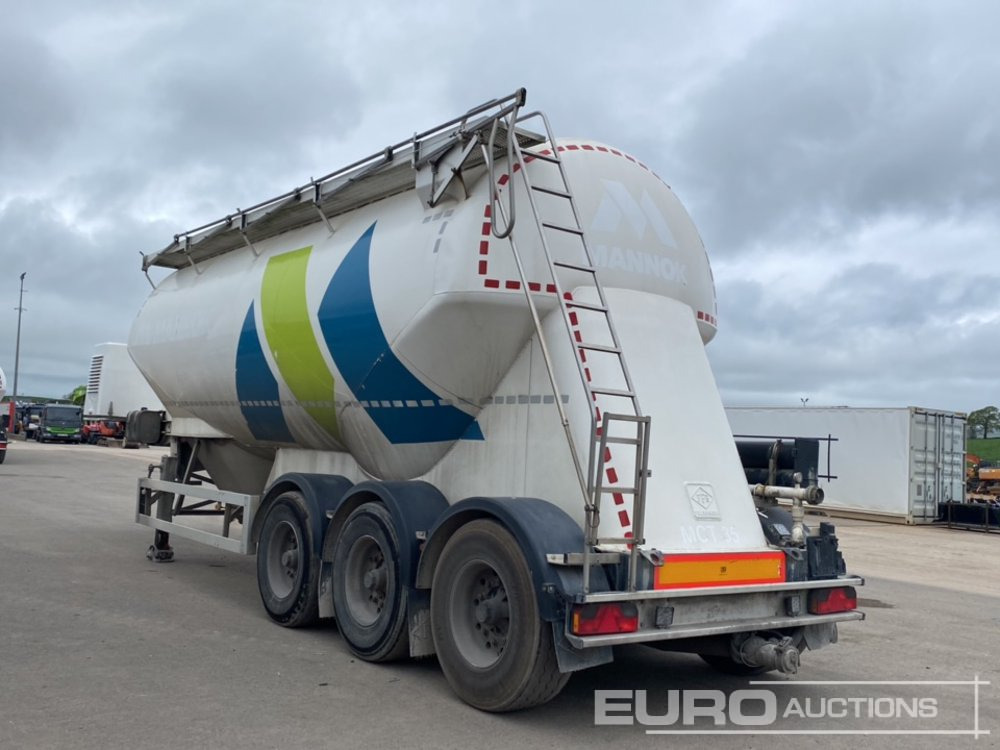 Feldbinder Tri Axle Cement Trailer, BPW Axles - Tanker semi-trailer: picture 3 Feldbinder Tri Axle Cement Trailer, BPW Axles - Tanker semi-trailer: picture 3