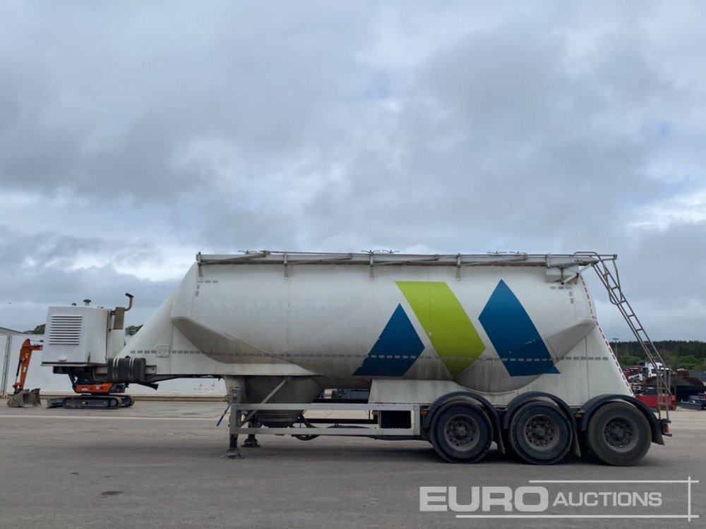 Feldbinder Tri Axle Cement Trailer, BPW Axles - Tanker semi-trailer: picture 2 Feldbinder Tri Axle Cement Trailer, BPW Axles - Tanker semi-trailer: picture 2