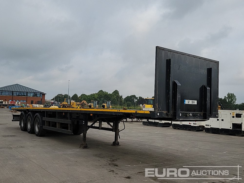 Dropside/ Flatbed semi-trailer M&G Tri Axle Flatbed Trailer, Twist Locks: picture 7