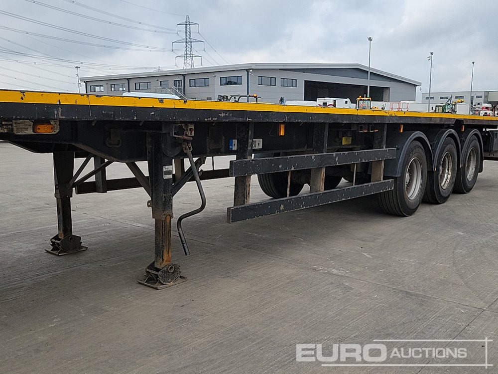 Dropside/ Flatbed semi-trailer M&G Tri Axle Flatbed Trailer, Twist Locks: picture 35