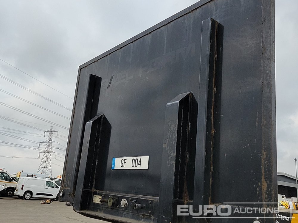 Dropside/ Flatbed semi-trailer M&G Tri Axle Flatbed Trailer, Twist Locks: picture 37