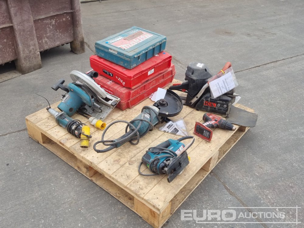 Makita 110Volt Drill, 110Volt Die Grinder, 110Volt 9" Grinder, 110Volt Rip Saw, 110Volt Jig Saw, Petrol Chainsaw Body, Hilti Battery Metal Construction Driver, Hilti 110 Volt Hammer Drill, Hilti Batte - Construction equipment: picture 1 Makita 110Volt Drill, 110Volt Die Grinder, 110Volt 9" Grinder, 110Volt Rip Saw, 110Volt Jig Saw, Petrol Chainsaw Body, Hilti Battery Metal Construction Driver, Hilti 110 Volt Hammer Drill, Hilti Batte - Construction equipment: picture 1