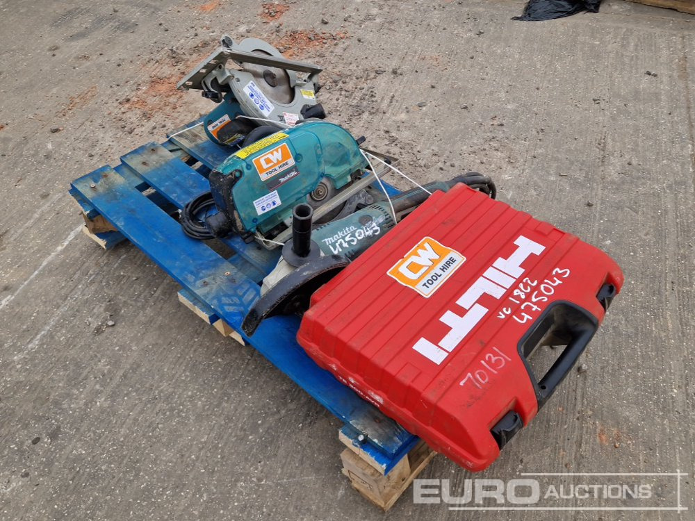 Construction equipment Makkta 110Volt Circular Saw (2 of), Makita GA9020 110Volt Angle Grinder, Hilti TE 300 110Volt Hammer Drill: picture 7
