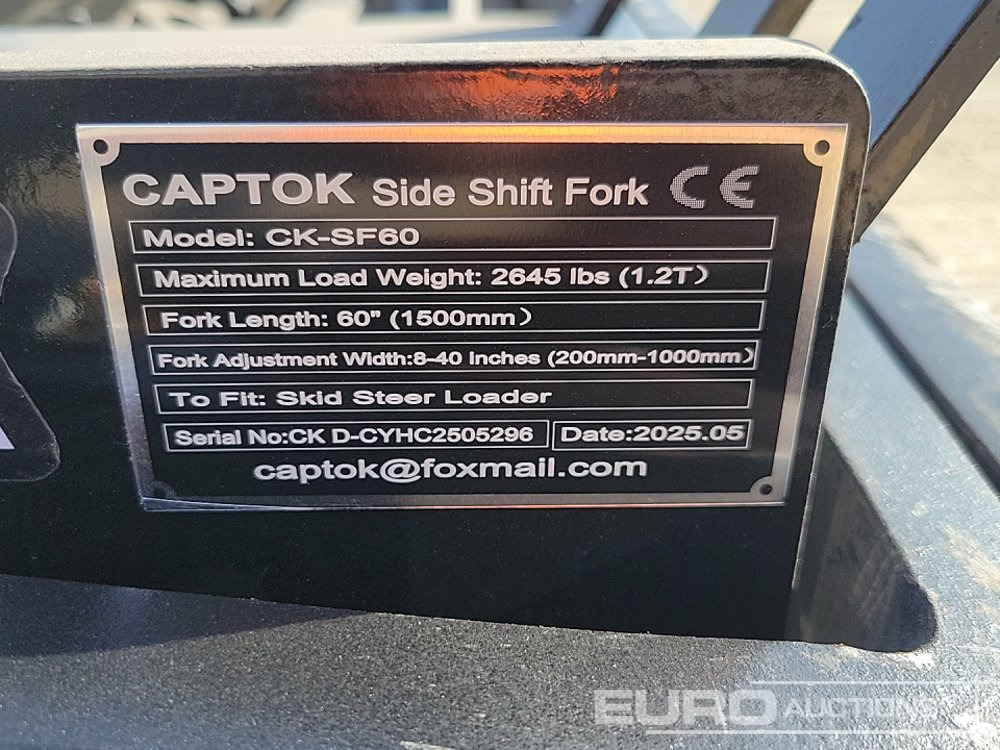 Material handling equipment Unused 2025 Captok CK D-CYHC: picture 17
