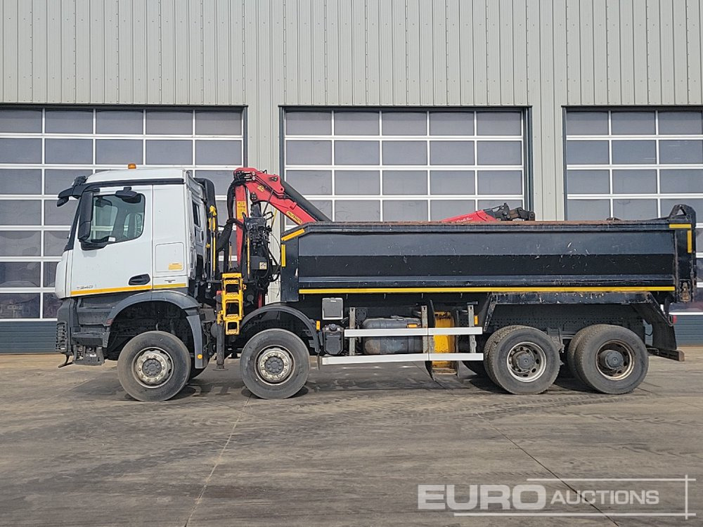 Mercedes Arocs 3240 - Tipper, Crane truck: picture 2 Mercedes Arocs 3240 - Tipper, Crane truck: picture 2