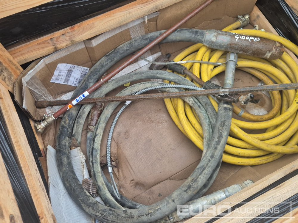 Pneumatic Handheld Scabbler, Pneumatic Vibrating Concrete Poker (2 of), Pneumatic Hoses - Asphalt machine: picture 1 Pneumatic Handheld Scabbler, Pneumatic Vibrating Concrete Poker (2 of), Pneumatic Hoses - Asphalt machine: picture 1