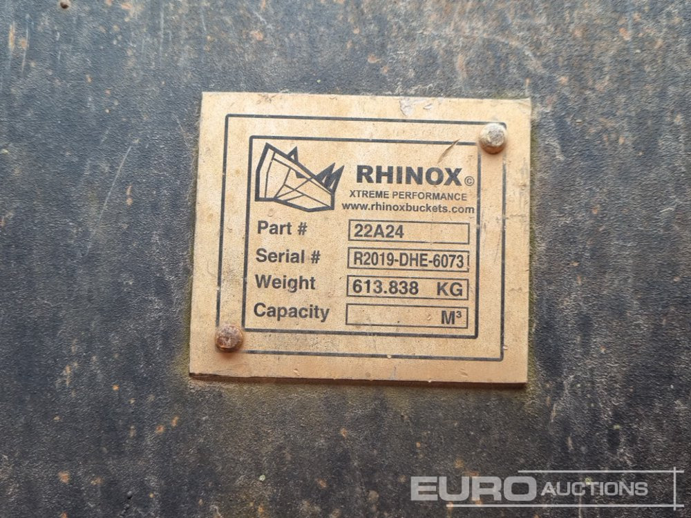 Bucket Rhinox 24" Digging Bucket 80mm Pin to suit 20 Ton Excavator: picture 14