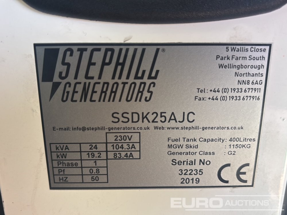 Generator set Solar Pod Stephill SSDK25AJC 24kVA Generator, Kubota Engine: picture 50