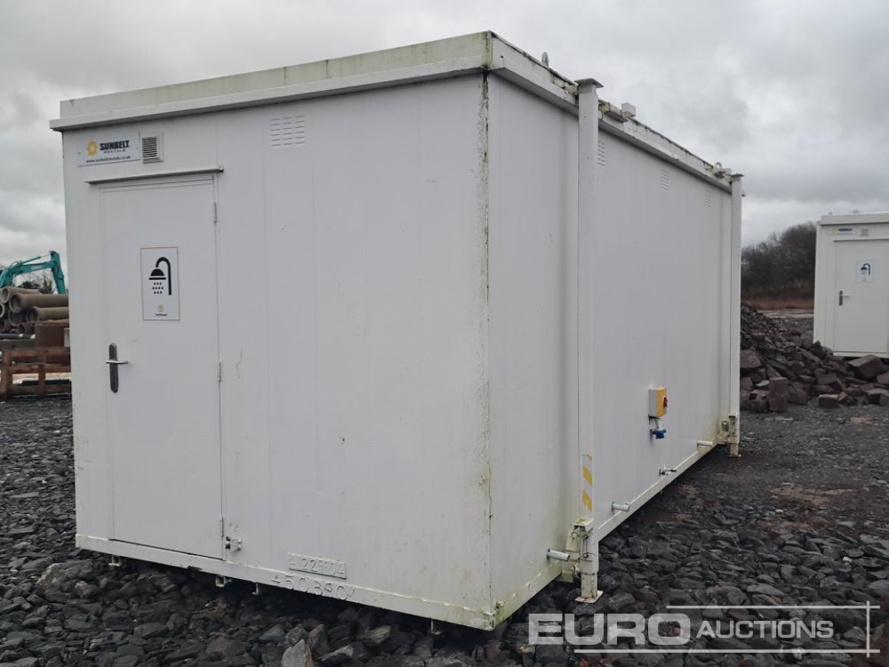 Thurston 20' x 9' Shower Block (No Keys) (Cannot Be Reconsigned) - Shipping container: picture 3 Thurston 20' x 9' Shower Block (No Keys) (Cannot Be Reconsigned) - Shipping container: picture 3